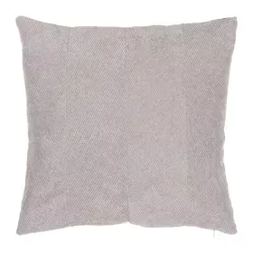 Cushion Grey 45 x 45 cm Squared by BigBuy Home, Cushions - Ref: S8805953, Price: 11,18 €, Discount: %