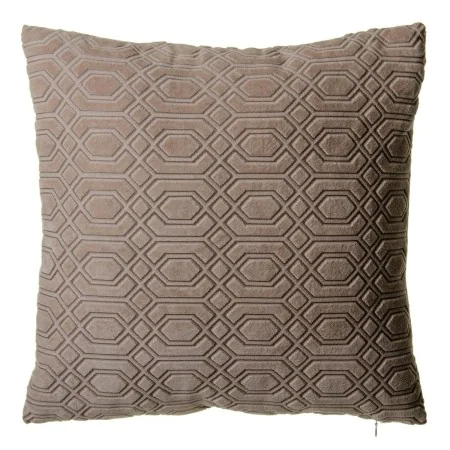 Cushion Brown 45 x 45 cm Squared by BigBuy Home, Cushions - Ref: S8805967, Price: 11,48 €, Discount: %