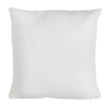 Cojín Crema 40 x 40 cm Cuadrado Floral de BigBuy Home, Cojines - Ref: S8805980, Precio: 10,15 €, Descuento: %