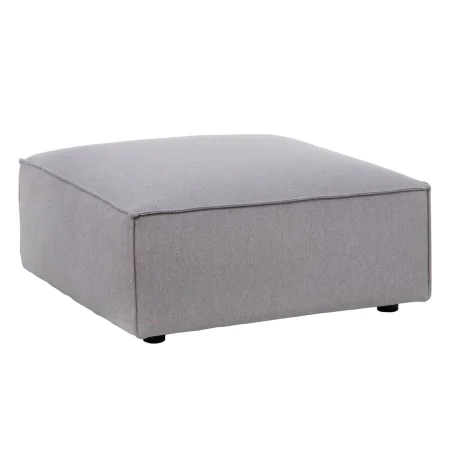 Pouffe Light grey Wood Feather Foam 94 x 94 x 44 cm Modern Modular by BigBuy Home, Footstools - Ref: S8806006, Price: 154,80 ...