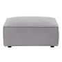 Pouffe Light grey Wood Feather Foam 94 x 94 x 44 cm Modern Modular by BigBuy Home, Footstools - Ref: S8806006, Price: 154,80 ...