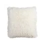 Coussin Blanc Poil 45 x 45 cm de BigBuy Home, Coussins - Réf : S8806036, Prix : 15,42 €, Remise : %