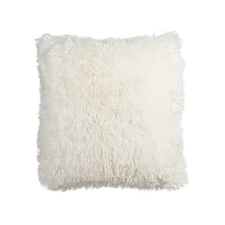 Coussin Blanc Poil 45 x 45 cm de BigBuy Home, Coussins - Réf : S8806036, Prix : 15,42 €, Remise : %