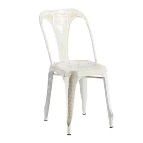 Chaise Blanc 41 x 39 x 85 cm de BigBuy Home, Chaises - Réf : S8806038, Prix : 58,85 €, Remise : %