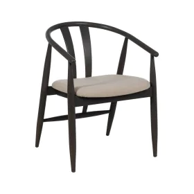 Cadeira de Sala de Jantar Preto Bege 56,5 x 57 x 76 cm de BigBuy Home, Cadeiras - Ref: S8806143, Preço: 254,67 €, Desconto: %