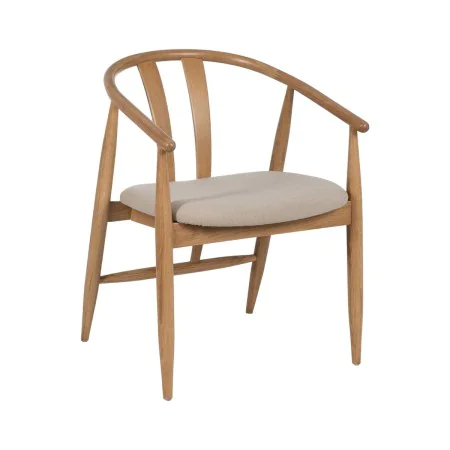 Chaise de Salle à Manger Beige Naturel 56,5 x 57 x 76,5 cm de BigBuy Home, Chaises - Réf : S8806144, Prix : 271,98 €, Remise : %