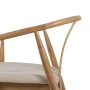 Chaise de Salle à Manger Beige Naturel 56,5 x 57 x 76,5 cm de BigBuy Home, Chaises - Réf : S8806144, Prix : 271,98 €, Remise : %