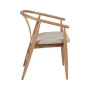 Chaise de Salle à Manger Beige Naturel 56,5 x 57 x 76,5 cm de BigBuy Home, Chaises - Réf : S8806144, Prix : 271,98 €, Remise : %