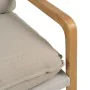 Fauteuil Beige Naturel Bois d'hévéa Éponge Bois de frêne Foam 65 x 69 x 83 cm de BigBuy Home, Chaises - Réf : S8806145, Prix ...