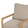 Fauteuil Beige Naturel Bois d'hévéa Éponge Bois de frêne Foam 65 x 69 x 83 cm de BigBuy Home, Chaises - Réf : S8806145, Prix ...