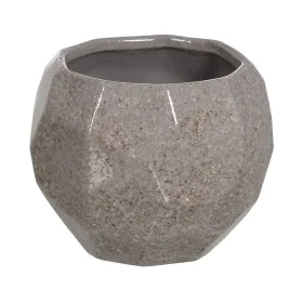 Vaso Grigio Ceramica 25 x 25 x 20 cm di BigBuy Garden, Cachepot - Rif: S8806179, Prezzo: 30,69 €, Sconto: %