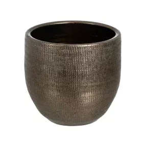 Planter Metallic Ceramic 30 x 30 x 27 cm by BigBuy Garden, Cachepots - Ref: S8806202, Price: 30,49 €, Discount: %