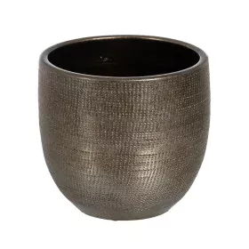 Planter Metallic Ceramic 35 x 35 x 31 cm by BigBuy Garden, Cachepots - Ref: S8806203, Price: 39,11 €, Discount: %