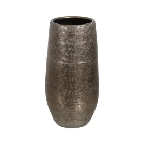 Cache-pot Métallisé Céramique 31 x 31 x 61 cm de BigBuy Garden, Cache-pots - Réf : S8806208, Prix : 64,54 €, Remise : %