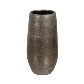 Cache-pot Métallisé Céramique 31 x 31 x 61 cm de BigBuy Garden, Cache-pots - Réf : S8806208, Prix : 64,54 €, Remise : %