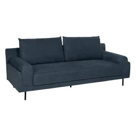 Canapé trois places Bleu Bois 216 x 86 x 90 cm de BigBuy Home, Canapés et divans - Réf : S8806221, Prix : 902,89 €, Remise : %