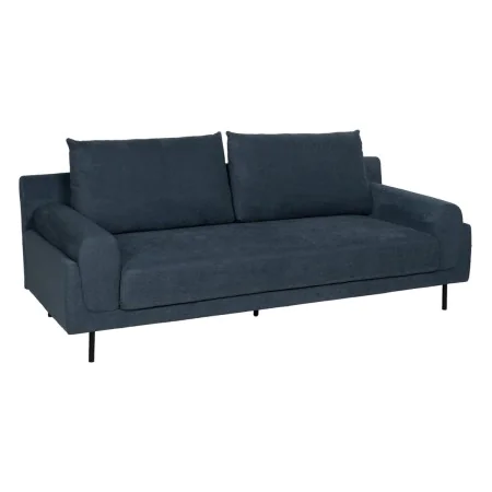 3-Seater Sofa Blue Wood 216 x 86 x 90 cm by BigBuy Home, Sofas & Couches - Ref: S8806221, Price: 902,89 €, Discount: %