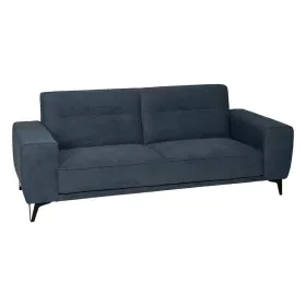 Sofá de 3 Lugares Azul Madeira 220 x 87 x 85 cm de BigBuy Home, Sofás - Ref: S8806222, Preço: 872,03 €, Desconto: %