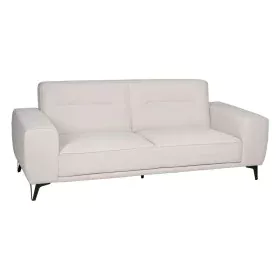 Dreisitzer-Sofa Creme Holz 220 x 87 x 85 cm von BigBuy Home, Sofas - Ref: S8806224, Preis: 872,03 €, Rabatt: %