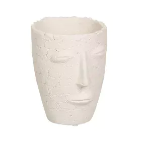 Plantador Creme Cerâmica 15 x 15 x 19 cm de BigBuy Garden, Vasos - Ref: S8806246, Preço: 21,63 €, Desconto: %