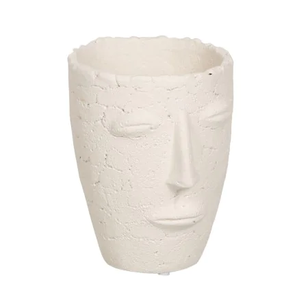 Plantador Creme Cerâmica 15 x 15 x 19 cm de BigBuy Garden, Vasos - Ref: S8806246, Preço: 21,63 €, Desconto: %