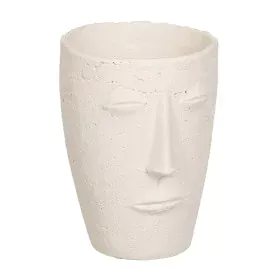 Vaso Crema Ceramica 17 x 17 x 23 cm di BigBuy Garden, Cachepot - Rif: S8806247, Prezzo: 23,61 €, Sconto: %