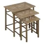 Mesa auxiliar Natural Bambú 57 x 38 x 55 cm 45 x 32 x 47 cm 34 x 26 x 40 cm 3 Piezas (3 Unidades) de BigBuy Home, Mesas - Ref...