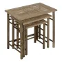 Mesa de apoio Natural Bambu 57 x 38 x 55 cm 45 x 32 x 47 cm 34 x 26 x 40 cm 3 Peças (3 Unidades) de BigBuy Home, Jogos de móv...