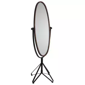 Free standing mirror Alexandra House Living Brown Golden Metal Mirror 57 x 163 x 66 cm by Alexandra House Living, Floor Mirro...