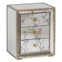 Mesa de Cabeceira CHLOE Dourado Espelho Cristal Madeira MDF 49 x 40 x 60 cm de BigBuy Home, Mesinhas de cabeceira - Ref: S880...