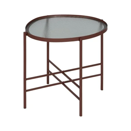 Mesa de apoio Telha Cristal Ferro 55 x 47 x 54 cm de BigBuy Home, Jogos de móveis - Ref: S8806340, Preço: 80,71 €, Desconto: %