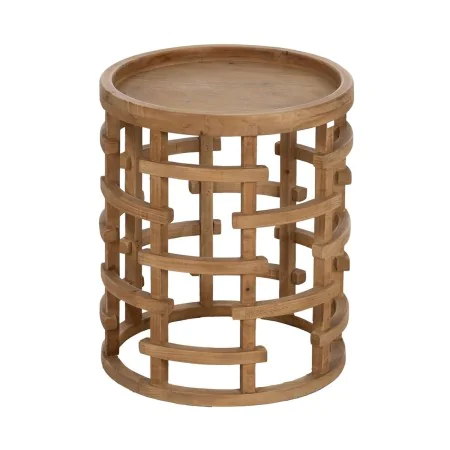 Mesa de apoio Natural Madeira de abeto 40 x 40 x 46 cm de BigBuy Home, Jogos de móveis - Ref: S8806355, Preço: 133,44 €, Desc...