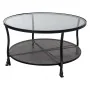 Mesa de Centro Alexandra House Living Negro Metal Vidrio 85 x 45 x 85 cm de Alexandra House Living, Mesas - Ref: D1631300, Pr...