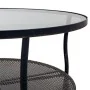 Centre Table Alexandra House Living Black Metal Glass 85 x 45 x 85 cm by Alexandra House Living, Tables - Ref: D1631300, Pric...