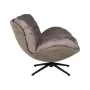 Fauteuil Noir Taupe Bois Fer 95 x 108 x 82 cm de BigBuy Home, Chaises - Réf : S8806386, Prix : 501,61 €, Remise : %