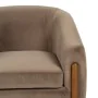 Armchair Natural Taupe Rubber wood Foam Fabric 87 x 80 x 81 cm by BigBuy Home, Chairs - Ref: S8806390, Price: 453,30 €, Disco...