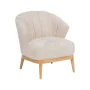 Armchair Cream Natural Rubber wood Foam Fabric 71 x 75 x 76 cm by BigBuy Home, Chairs - Ref: S8806391, Price: 347,27 €, Disco...