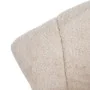 Poltrona Crema Naturale Legno d'albero della gomma Foam Tessuto 71 x 75 x 76 cm di BigBuy Home, Sedie - Rif: S8806391, Prezzo...