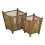 Set de pots de fleurs Naturel Bambou 32,5 x 32,5 x 34 cm (2 Unités) de BigBuy Garden, Cache-pots - Réf : S8806395, Prix : 59,...