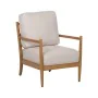 Fauteuil Beige Naturel Bois d'hévéa Bois MDF Foam 100 % polyester 65 x 71 x 88 cm de BigBuy Home, Chaises - Réf : S8806400, P...