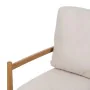 Sillón Beige Natural Madera de caucho Madera MDF Foam 100 % poliéster 65 x 71 x 88 cm de BigBuy Home, Sillas - Ref: S8806400,...