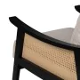 Armchair Black Beige Polyethylene Rubber wood MDF Wood Foam 100 % polyester 69,5 x 83 x 80 cm by BigBuy Home, Chairs - Ref: S...