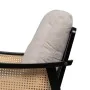 Armchair Black Beige Polyethylene Rubber wood MDF Wood Foam 100 % polyester 69,5 x 83 x 80 cm by BigBuy Home, Chairs - Ref: S...