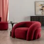 Fauteuil Bordeaux Bois Foam 100 x 84 x 58 cm de BigBuy Home, Chaises - Réf : S8806404, Prix : 501,61 €, Remise : %