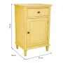 Comodino Alexandra House Living Giallo 36 x 72 x 45 cm di Alexandra House Living, Comodini - Rif: D1631303, Prezzo: 154,73 €,...