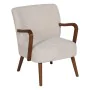 Fauteuil Beige Naturel Polyester Bois d'hévéa Éponge 56 x 56 x 78 cm de BigBuy Home, Chaises - Réf : S8806436, Prix : 239,01 ...