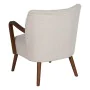 Fauteuil Beige Naturel Polyester Bois d'hévéa Éponge 56 x 56 x 78 cm de BigBuy Home, Chaises - Réf : S8806436, Prix : 239,01 ...