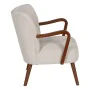 Fauteuil Beige Naturel Polyester Bois d'hévéa Éponge 56 x 56 x 78 cm de BigBuy Home, Chaises - Réf : S8806436, Prix : 239,01 ...