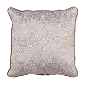 Coussin Flowers Beige Fleurs 50 x 10 x 50 cm de BigBuy Home, Coussins - Réf : S8806453, Prix : 25,03 €, Remise : %