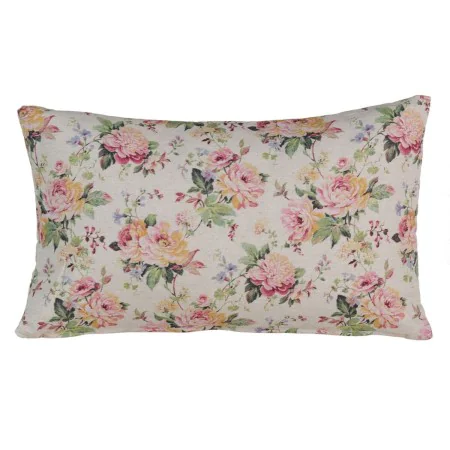 Coussin Flowers Fleurs 50 x 10 x 30 cm de BigBuy Home, Coussins - Réf : S8806493, Prix : 14,81 €, Remise : %